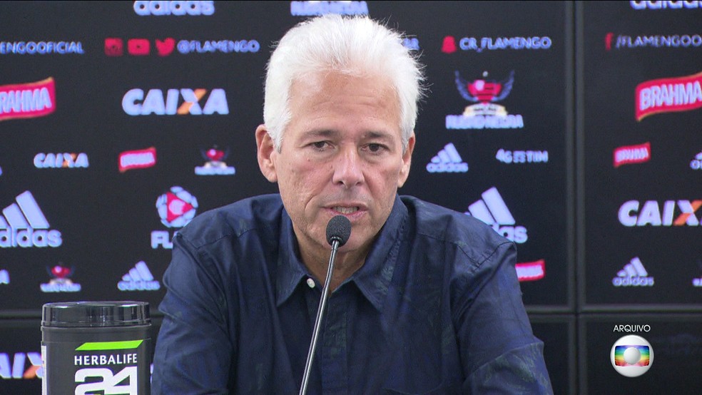 Flávio Godinho, ex-braço direito de Eike, e hoje vice de futebol do Flamengo (Foto: Reprodução/Globo)