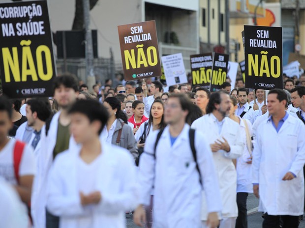 G Protesto De M Dicos Dura Mais De Quatro Horas No Centro De Sp