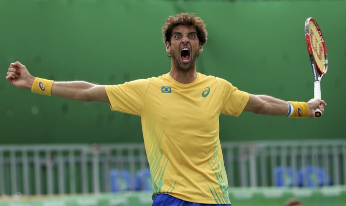​​Thomaz Bellucci tênis olimpíada rio 2016 (Foto: REUTERS/Kevin Lamarque)