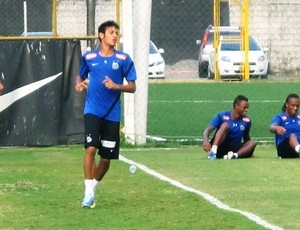 Neymar treino Santos (Foto: Marcelo Hazan)