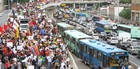 BH: protesto tem confronto com a polícia (Denilton Dias/O Tempo/Estadão Conteúdo)