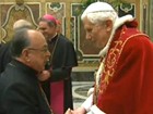 'Grazie', diz Papa Bento XVI a cardeal brasileiro em sua última audiência