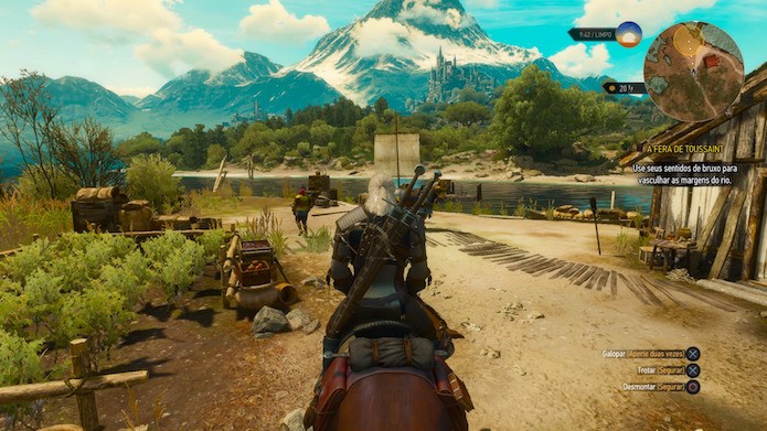 The Witcher 3: eis a vista do Vale de Sansretour (Foto: Reprodução/Victor Teixeira)