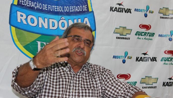 Heitor da Costa, presidente da Federação de Futebol de Rondônia (Foto: Hugo Crippa)