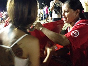 Fan Fest em Salvador (Foto: Henrique Mendes / G1)