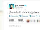Joe Jonas diz aos fãs: 'Aguardem enquanto nos resolvemos'