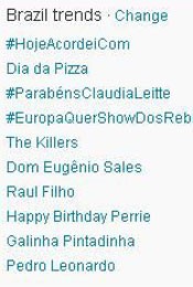 Trending Topics no Brasil às 12h04 (Foto: Reprodução)