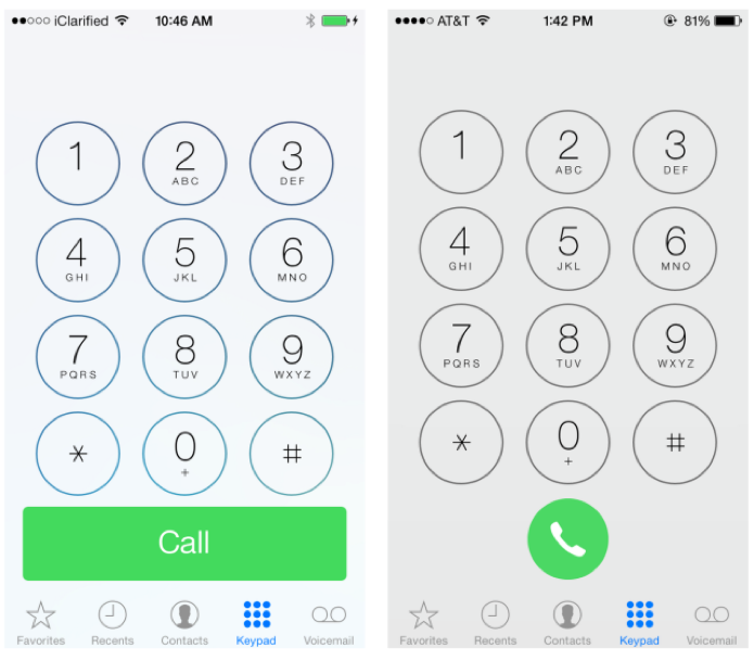 Alterações do discador do beta 3 do iOS 7.1 (Foto: Reprodução/Tech Crunch) (Foto: Alterações do discador do beta 3 do iOS 7.1 (Foto: Reprodução/Tech Crunch)) Alterações do discador do beta 3 do iOS 7.1 (Foto: Reprodução/Tech Crunch) (Foto: Alterações do discador do beta 3 do iOS 7.1 (Foto: Reprodução/Tech Crunch))
