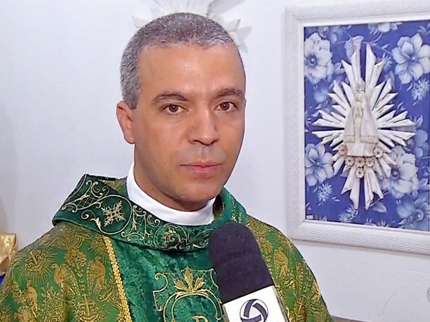 Padre João Paulo Nolli, de 35 anos, foi morto por estrangulamento em Mato Grosso (Foto: Reprodução/TVCA)