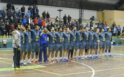 Seleção brasileira de handebol no Pan-americano do Uruguai (Foto: Divulgação)