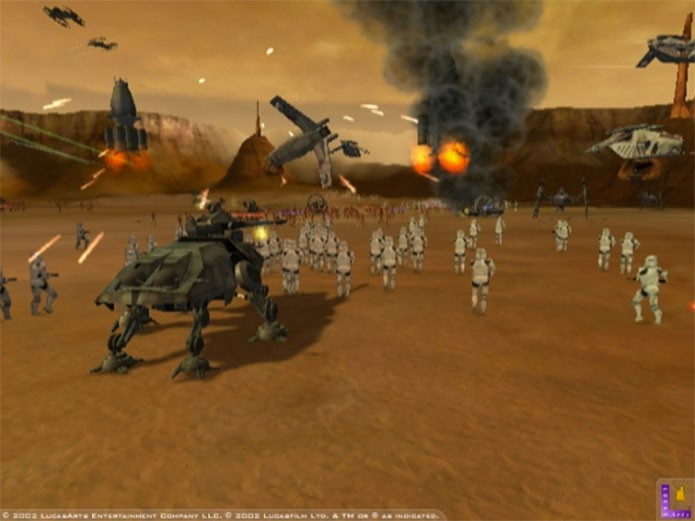 Star Wars The Clone Wars na época do PS2 (Foto: Divulgação)