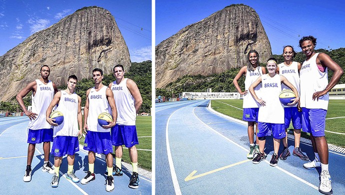 Seleções brasileiras de basquete 3x3 disputam Mundial em Moscou, na Rússia, de 5 a 8 de junho (Foto: Gaspar Nóbrega/Inovafoto )