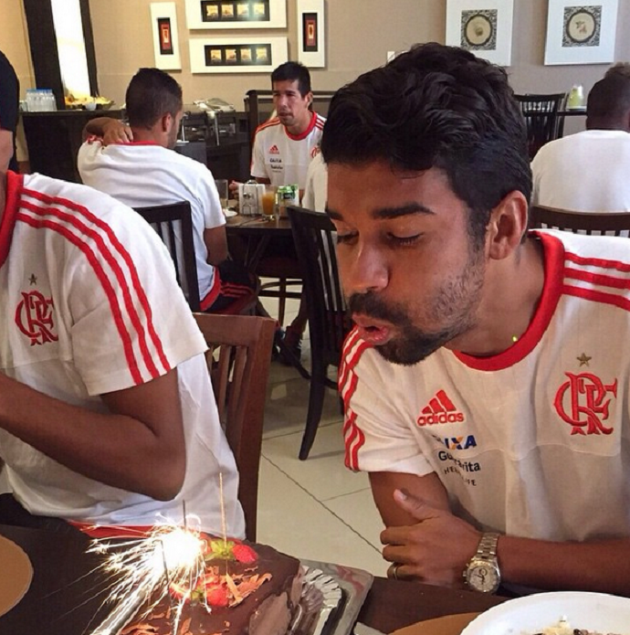 Eduardo da Silva, aniversário no Flamengo