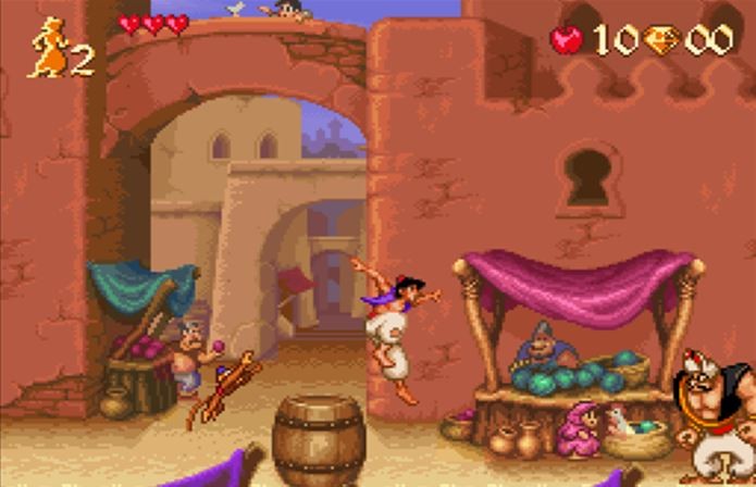 Jogo do Alladin impressionava tanto no Mega Drive como no Super Nintendo (Foto: Reprodução / Complex)