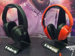 Fone Crusher, da Skullcandy (Foto: Bruno Araujo/G1)