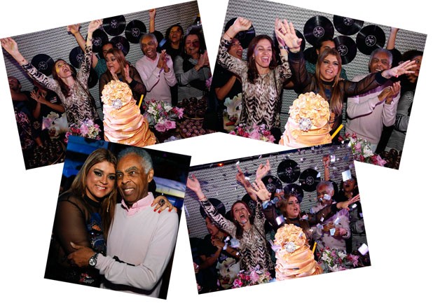 Preta Gil - cantora comemorou aniversário com alto astral e muitos amigos... Na foto, Flora e Gilberto Gil (Foto: Felipe Panfilli/AG.News)