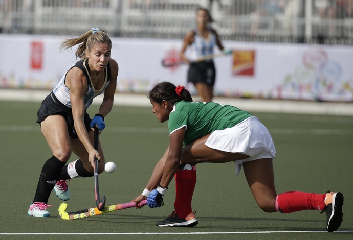 Leonas Argentina hóquei sobre grama Pan (Foto: AP Photo/Felipe Dana)