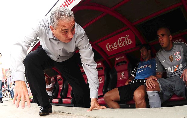 Tite jogo Corinthians São Paulo Paulista (Foto: Marcos Ribolli / Globoesporte.com)