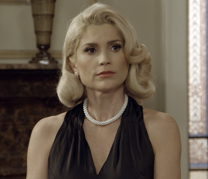 Sandra garante que venderá sua parte da fábrica (Foto: TV Globo)