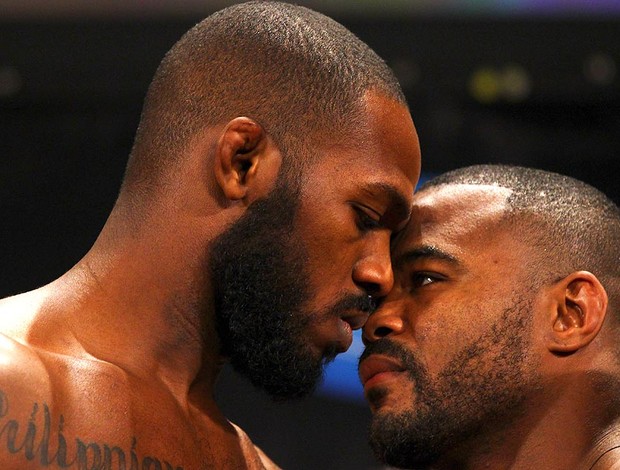 Jon Jones e Rashad Evans, UFC (Foto: Getty Images)