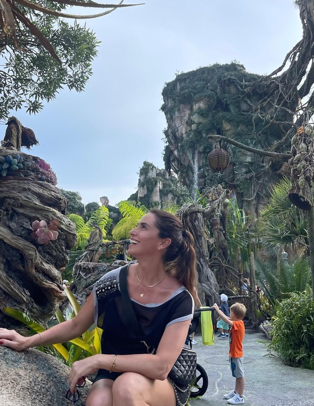 Giovanna Antonelli curte a Disney (Foto: Reprodução/Instagram)