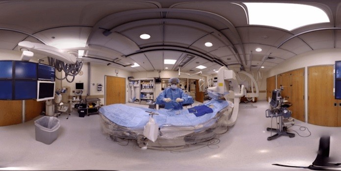 Experiência de VR para pacientes de cirurgias (Foto: Divulgação/Tufts Medical Center)