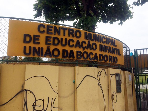 Escola municipal no bairro do Marback também está sem aulas nesta quinta (Foto: Juliana Almirante/G1)