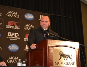 Dana White coletiva UFC 148 (Foto: Adriano Albuquerque/ SporTV.com)