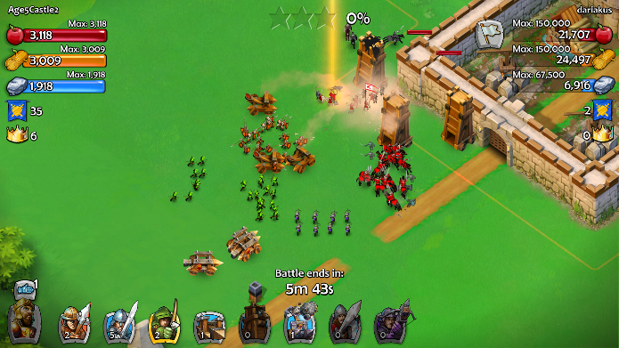 Age of Empires: Castle Siege terá jogabilidade acelerada e voltada para telas sensíveis ao toque. (Foto: Divulgação)