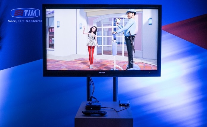 Aparelho oferece canais de TV por meio de conexão com a Internet da Live TIM (Foto: Divulgação)