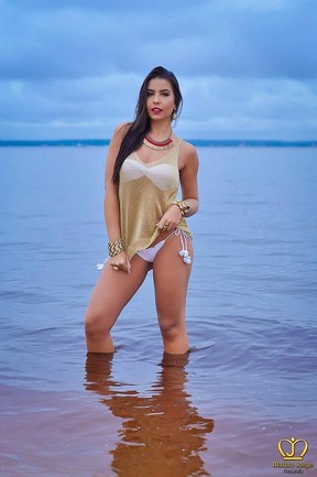 Carolina Toledo, a Miss Amazonas 2015 (Foto: Mauro Jorge/Divulgação)