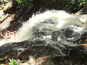 Cachoeira da Onça, em Presidente Figueiredo (Foto: Ramon Vicente AVG/Tv Amazonas)