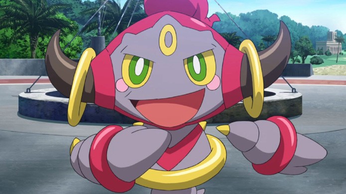 Hoopa é um lendário que possui uma forma alternativa bastante poderosa em Pokémon X & Y (Foto: Reprodução/YouTube)