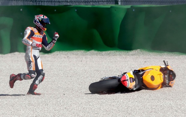 Marc Marquez Moto GP treino (Foto: Reuters) Marc Marquez Moto GP treino (Foto: Reuters)