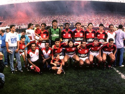 time Flamengo campeão brasileiro 1987 (Foto: Sebastião Marinho / Ag. O Globo)