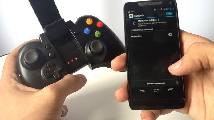 Quando o smartphone localizar o joystick, toque no nome Wamo para iniciar o pareamento (Foto: Reprodução / Dario Coutinho)