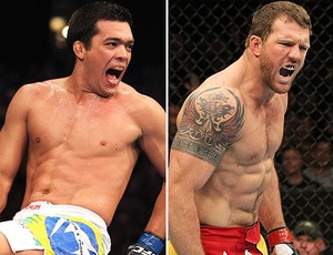 montagem com Lyoto Machida x Ryan Bader, UFC (Foto: Editoria de arte / Globoesporte.com)