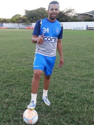 Weltinho, atacante do Vitória-ES (Foto: Richard Pinheiro/GloboEsporte.com)