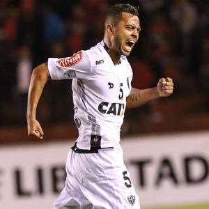 Rafael Carioca comemora gol marcado contra o Melgar (Foto: Bruno Cantini/Flickr do Atlético-MG)