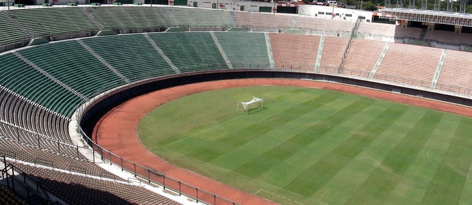 Pista de atletismo no estádio de Pituaçu (Foto: Ida Sandes/G1 Bahia) Pista de atletismo no estádio de Pituaçu (Foto: Ida Sandes/G1 Bahia)