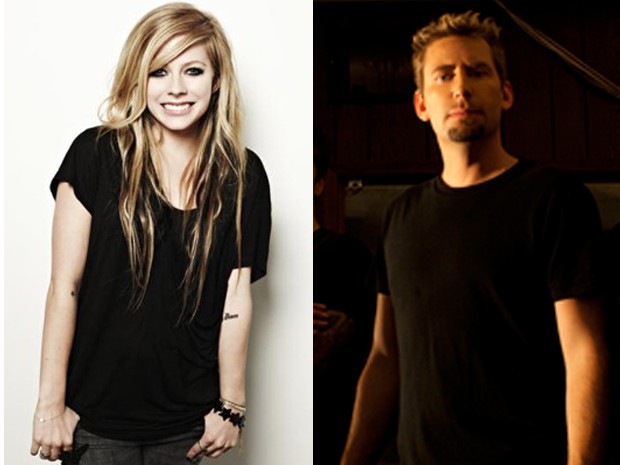 Avril Lavigne e Chad Kroeger, vocalista do Nickelback (Foto: Divulgação)