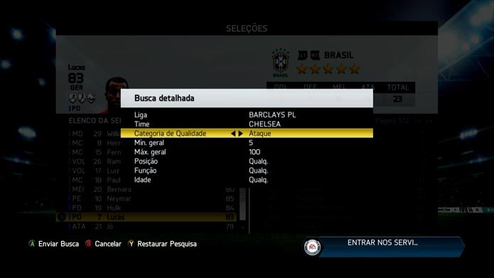 Fifa 14: como convocar sua própria seleção no jogo de futebol (Foto: Reprodução/Murilo Molina)