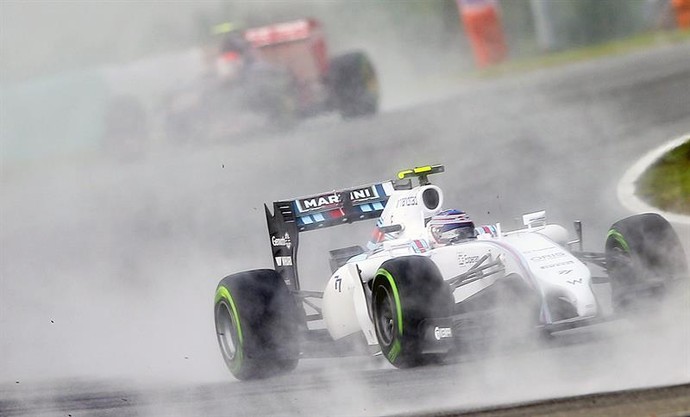 Valtteri Bottas no treino classificatório para o GP da Malásia (Foto: EFE) Valtteri Bottas no treino classificatório para o GP da Malásia (Foto: EFE)