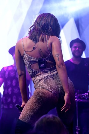 Anitta em show em São Paulo (Foto: Thiago Duran/ Ag. News)