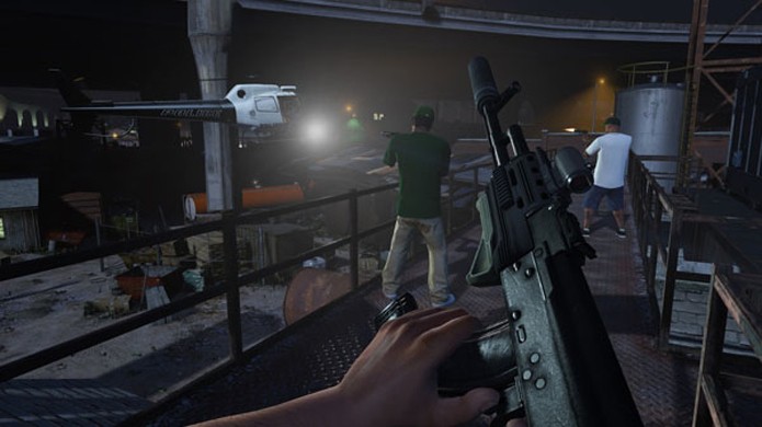 Modo FPS em primeira pessoa de GTA 5 promete mudar a experiência do jogo (Foto: Divulgação)