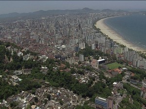 Cidades da Baixada Santista estão em boas colocações no ranking do IDH (Foto: Reprodução/TV Tribuna)
