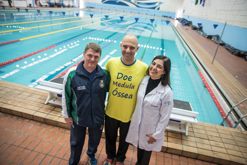 Com autorização da médica, Rodrigo é treinado por Walter Luis (Foto: Fabio Tito/G1)