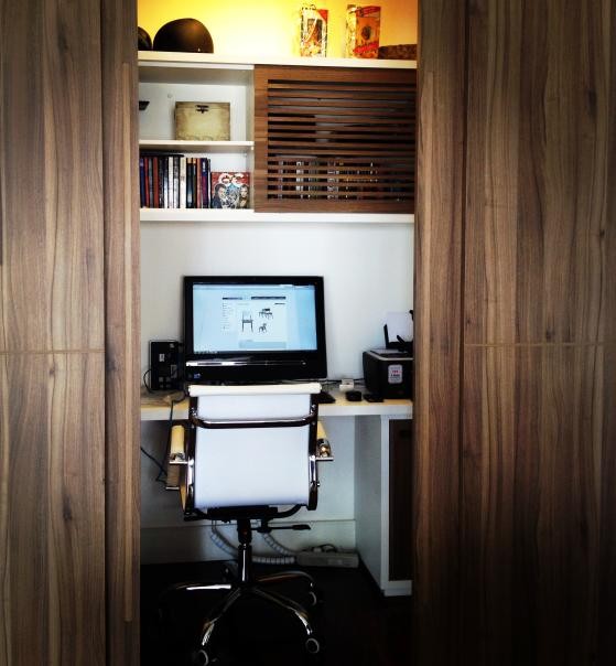 home office projeto adriana  (Foto: divulgação)