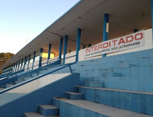 Estádio Aluizio Ferreira, em Porto Velho (RO) (Foto: Hugo Crippa/GLOBOESPORTE.COM)