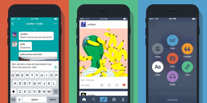 Como adicionar filtros e stickers nas fotos do Tumblr pelo celular (Foto: Divulgação/Tumblr) Como adicionar filtros e stickers nas fotos do Tumblr pelo celular (Foto: Divulgação/Tumblr)